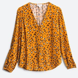 Vixbe Leopard Print Blouse